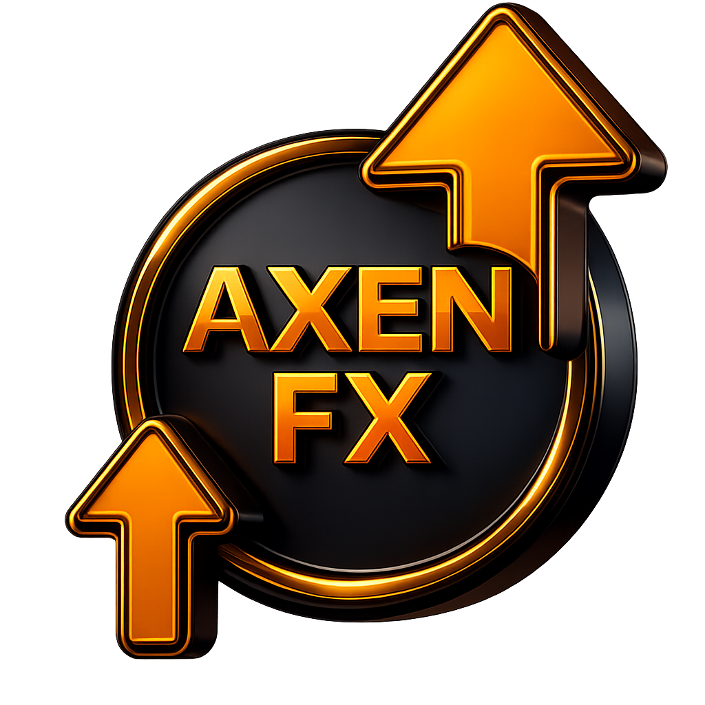 Axen Fx trading platform displayed on a mobile device