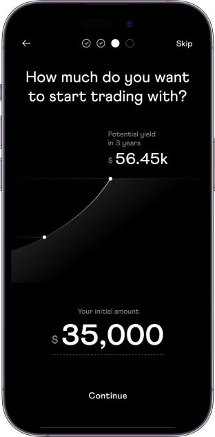 Axen Fx mobile app interface