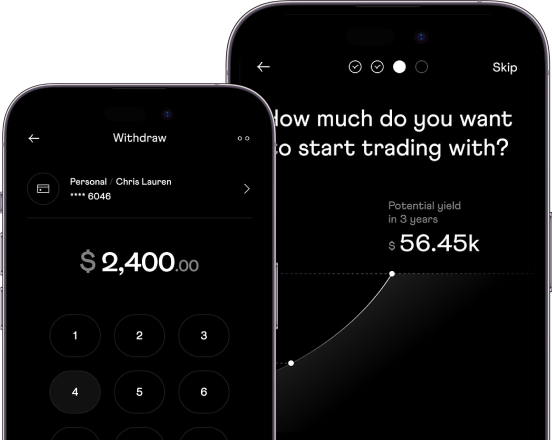 Axen Fx mobile app on a smartphone